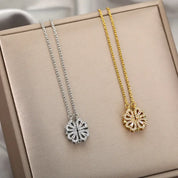 Dames ketting met klaver- en hartdetails