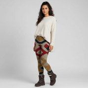 Gebreide legging met grafisch patroon - Nava
