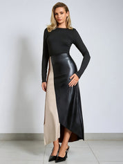 Dames rok met kleurcontrast – Alina