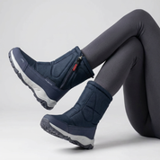 Dames winterlaarzen met ritssluiting en gripvaste zool