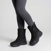 Dames winterlaarzen met ritssluiting en gripvaste zool