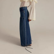 Denim harem jogger dames – Santi