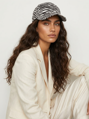 Dierenprint baseball cap voor dames - Savannah