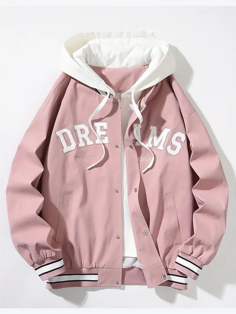 Dream casual hoodie bomber dames – Amélie