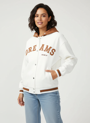 Dream casual hoodie bomber dames – Amélie