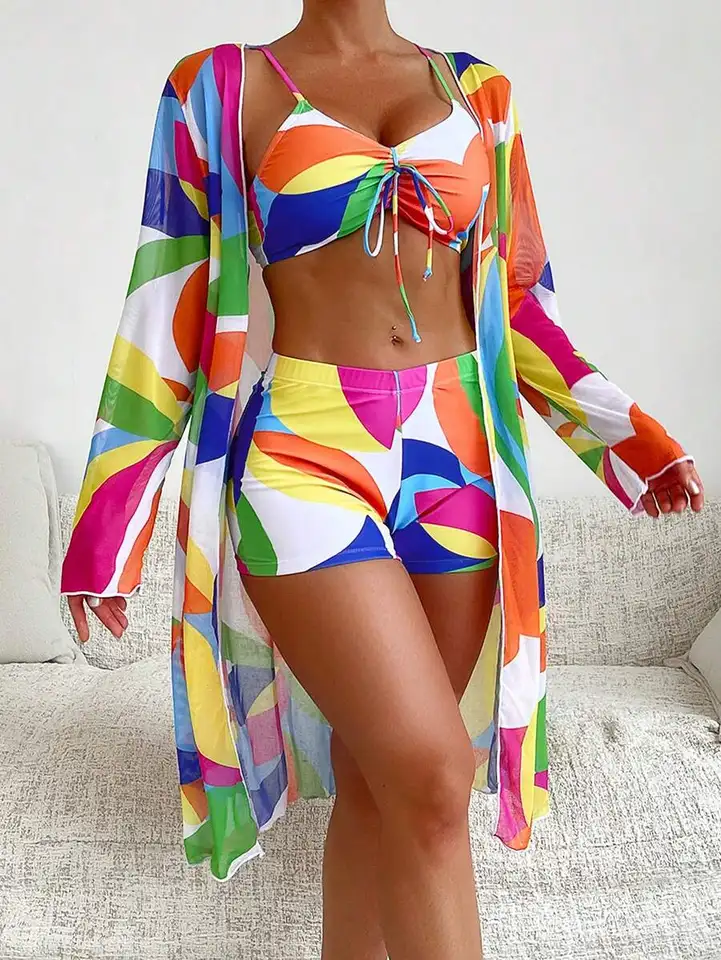 Drie-delige dames bikini set – Cabana