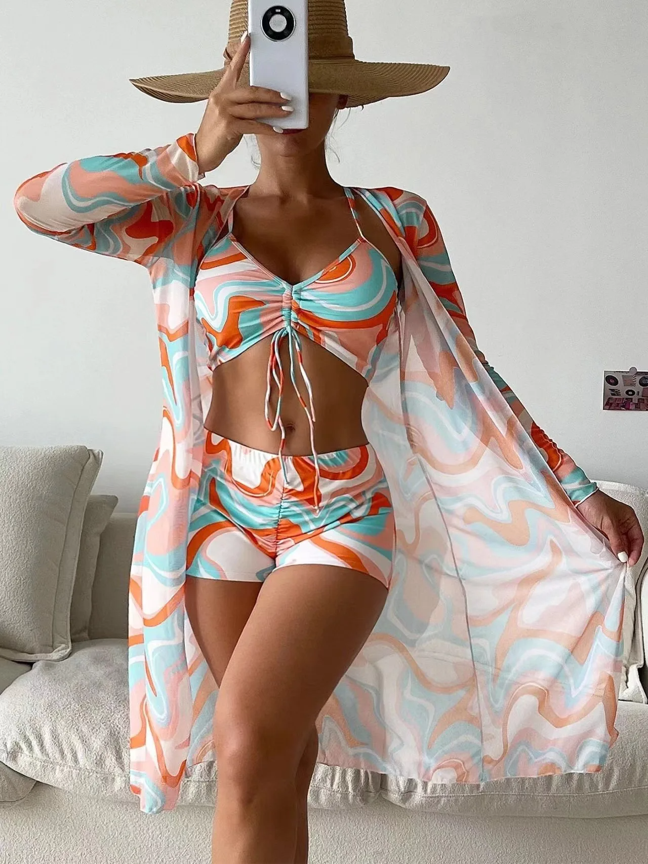 Drie-delige dames bikini set – Cabana