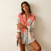 stijlvolle en comfortabele damesblouse met verfijnde print.