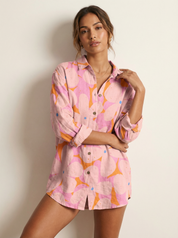 stijlvolle en comfortabele damesblouse met verfijnde print.