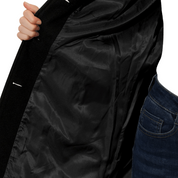 Elegante A-lijn damesmantel met knoopsluiting – Josephine