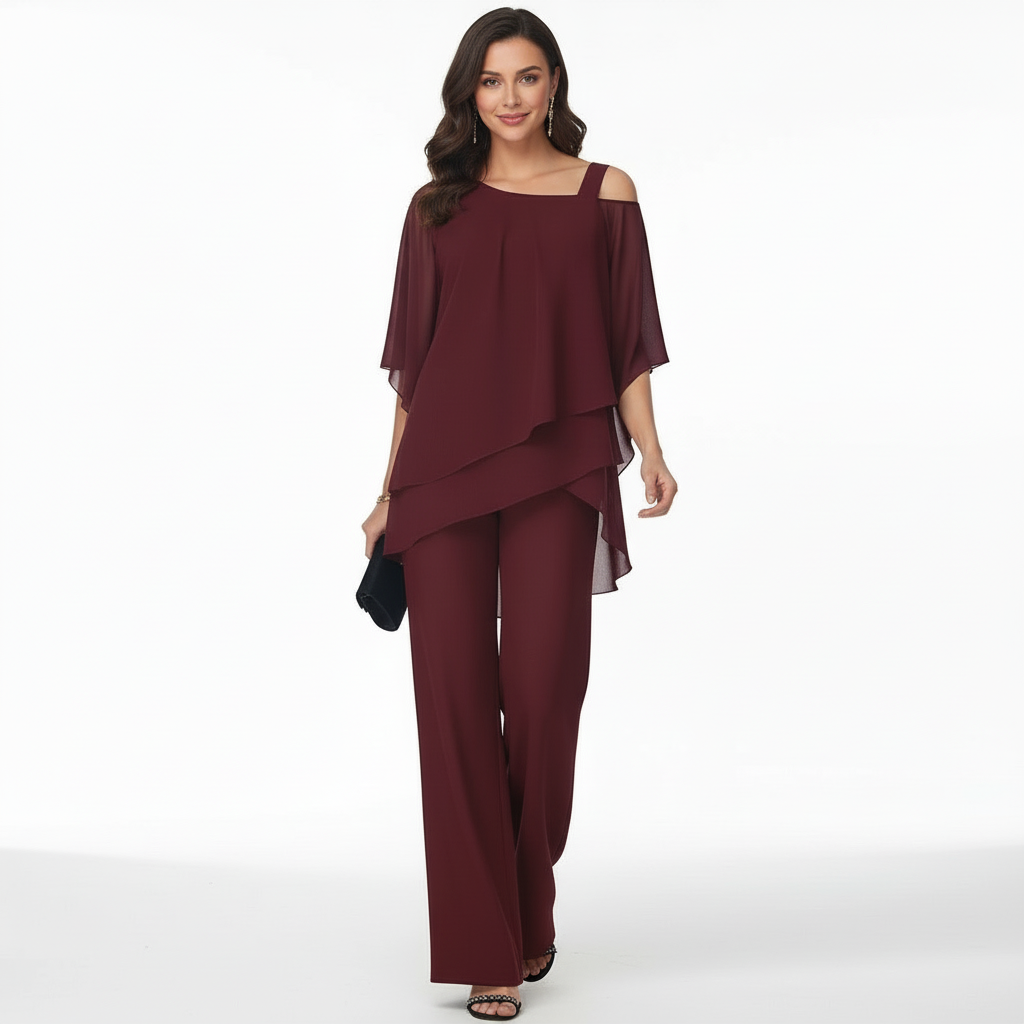 Elegante Chiffon Set voor Dames