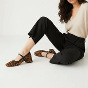 Elegante Mary Jane pumps met blokhak – Vivienne