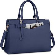 Elegante PU leren dames laptoptas – Elara