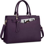 Elegante PU leren dames laptoptas – Elara