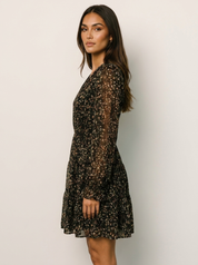 Elegante Bloemenprint Mini Jurk – Isabella