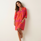 Elegante en stralende lentejurk Roos voor dames, vrouwelijke jurk met verfijnde pasvorm en stijlvolle uitstraling
