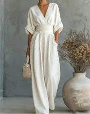 Elegante Wide-Leg Jumpsuit - Isabella