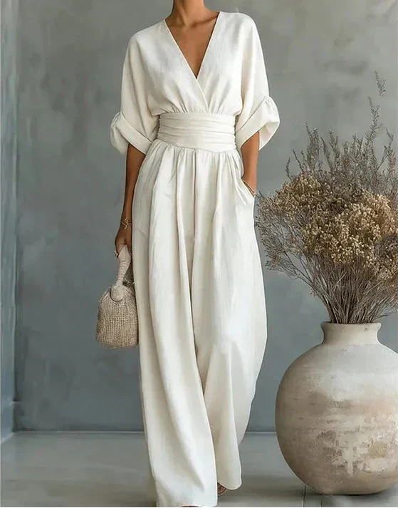Elegante Wide-Leg Jumpsuit - Isabella