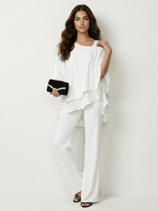 Elegante chiffon dames set - Elena