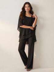 Elegante chiffon dames set - Elena