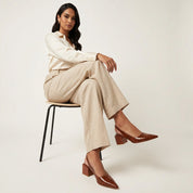 Elegante dames pumps met crocoprint - Delphine