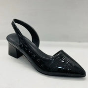Elegante dames pumps met crocoprint - Delphine