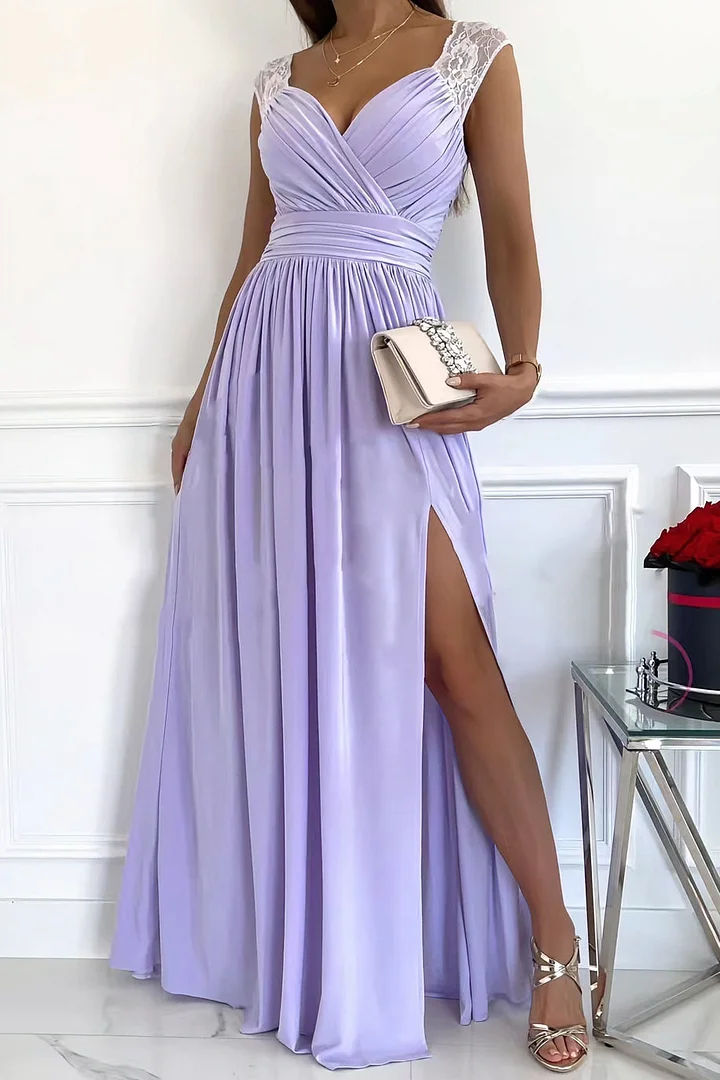 Elegante galajurk met kanten details - Isabella