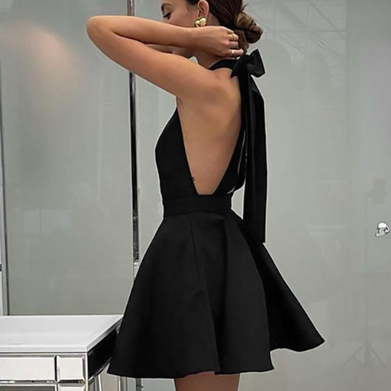 Elegante halter cocktailjurk - Isabella