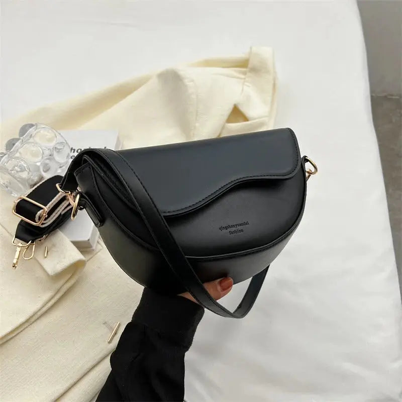 Elegante halvemaan crossbodytas - Sofia