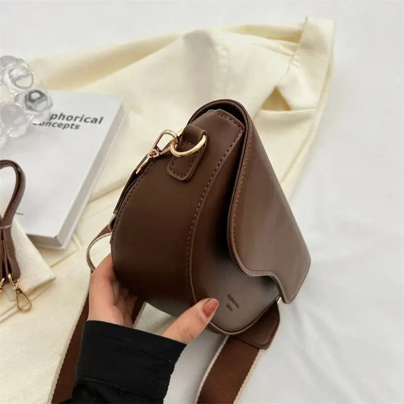 Elegante halvemaan crossbodytas - Sofia