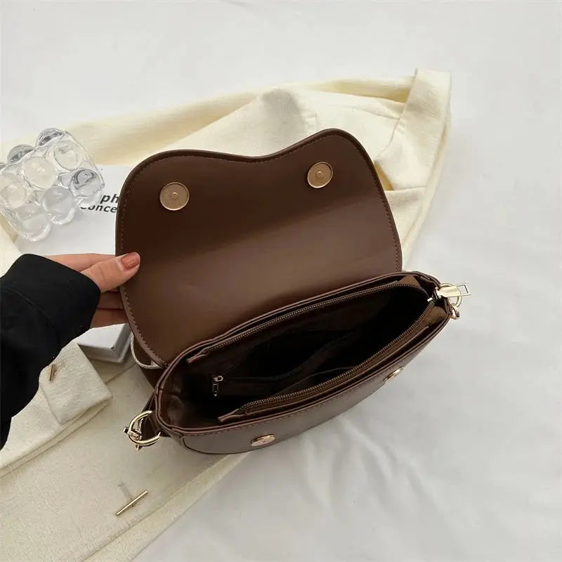 Elegante halvemaan crossbodytas - Sofia
