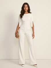 Elegante jumpsuit met pareldetails - Céline