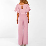 Elegante jumpsuit met tailleceintuur - Delphine