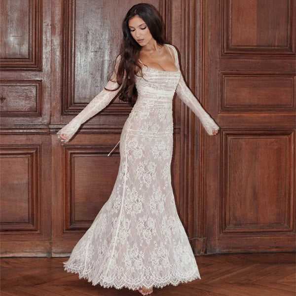 Elegante kanten avondjurk - Isabella
