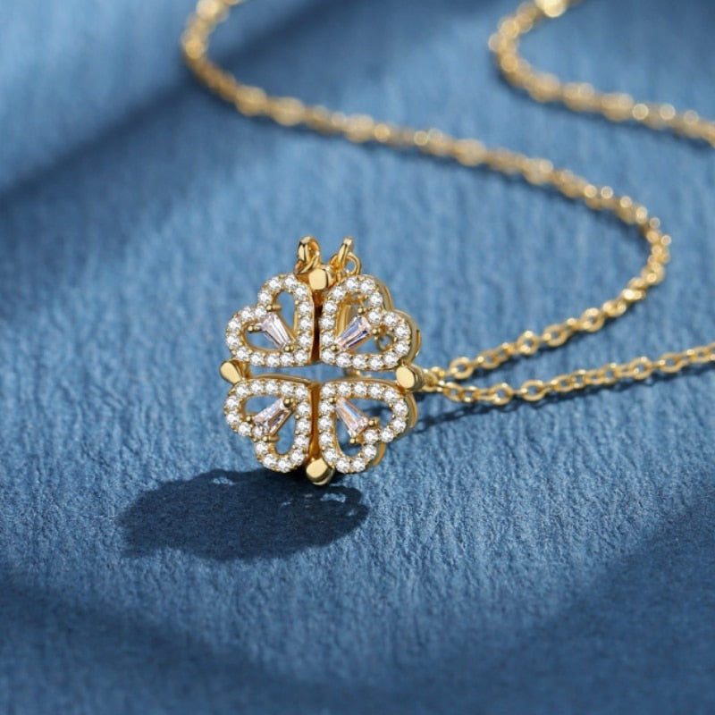 Elegante klaver ketting - Amélie