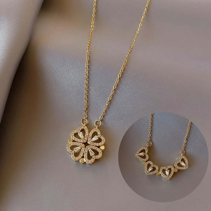Elegante klaver ketting - Amélie