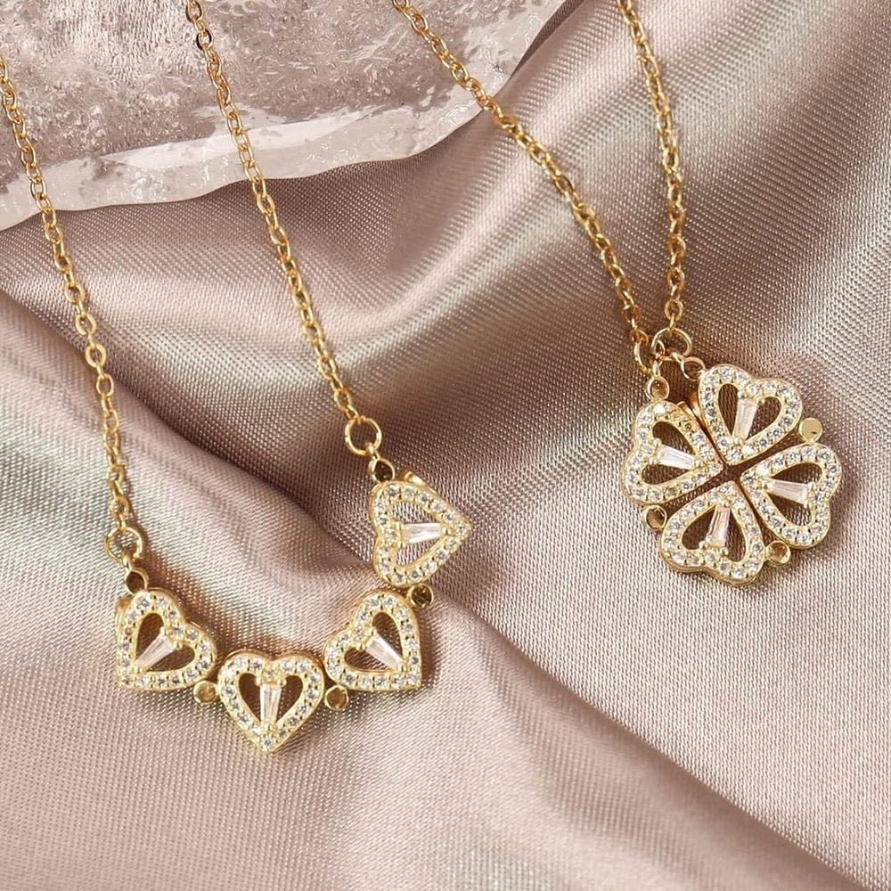 Elegante klaver ketting - Amélie