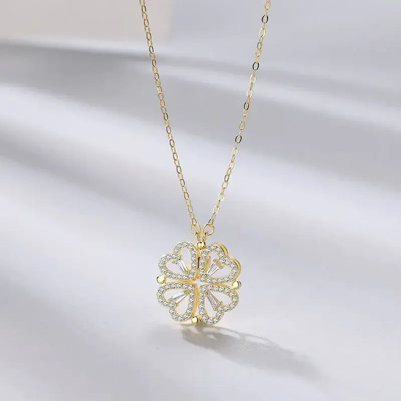 Elegante klaver ketting - Amélie