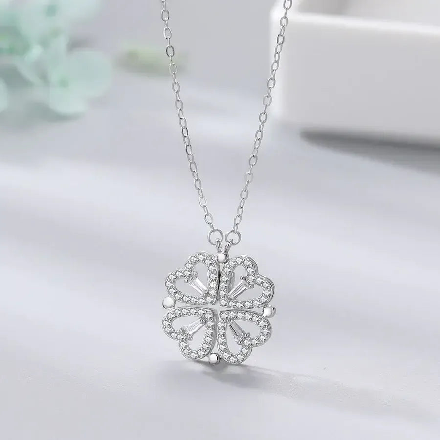 Elegante klaver ketting - Amélie