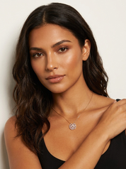Elegante klaver ketting - Amélie