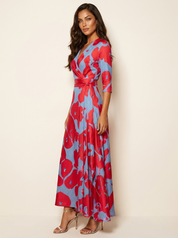 Elegante maxi jurk met bloemenprint - Valentina