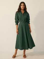 Elegante maxi jurk met getailleerde taille - Amélie