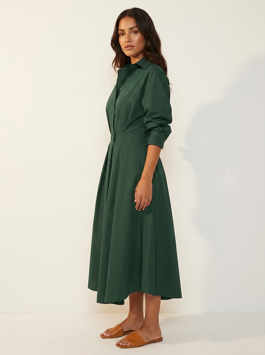 Elegante maxi jurk met getailleerde taille - Amélie