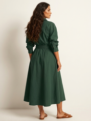 Elegante maxi jurk met getailleerde taille - Amélie