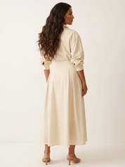Elegante maxi jurk met getailleerde taille - Amélie