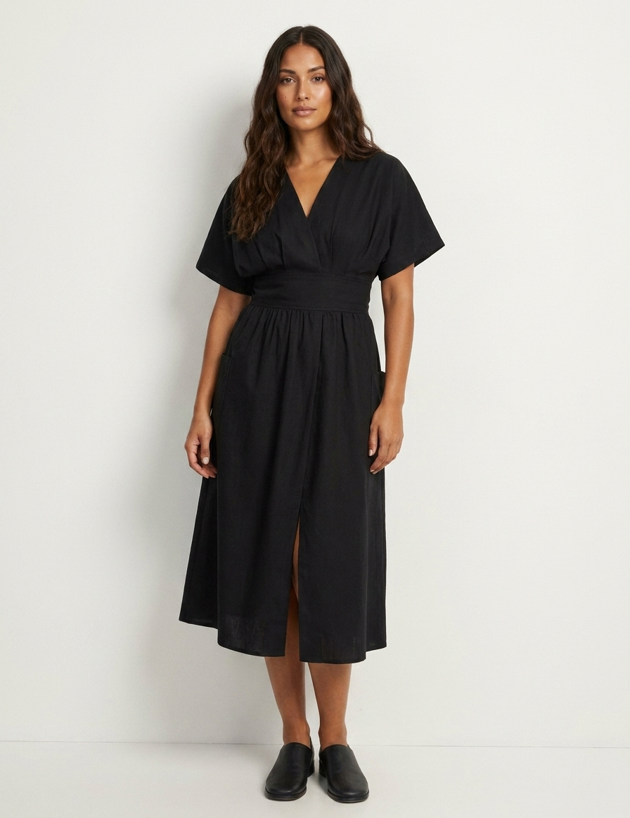 Elegante_midi_jurk_met_strikceintuur_-_Am_lie_1.png