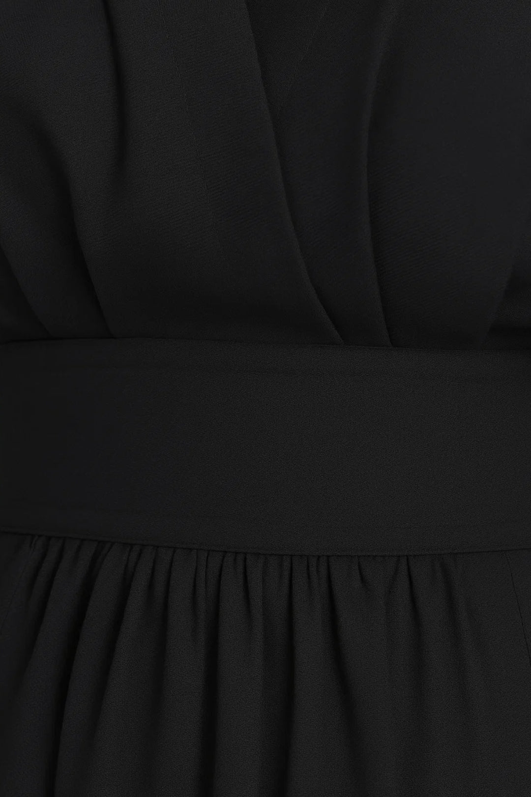 Elegante midi jurk met strikceintuur - Amélie