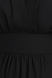 Elegante midi jurk met strikceintuur - Amélie