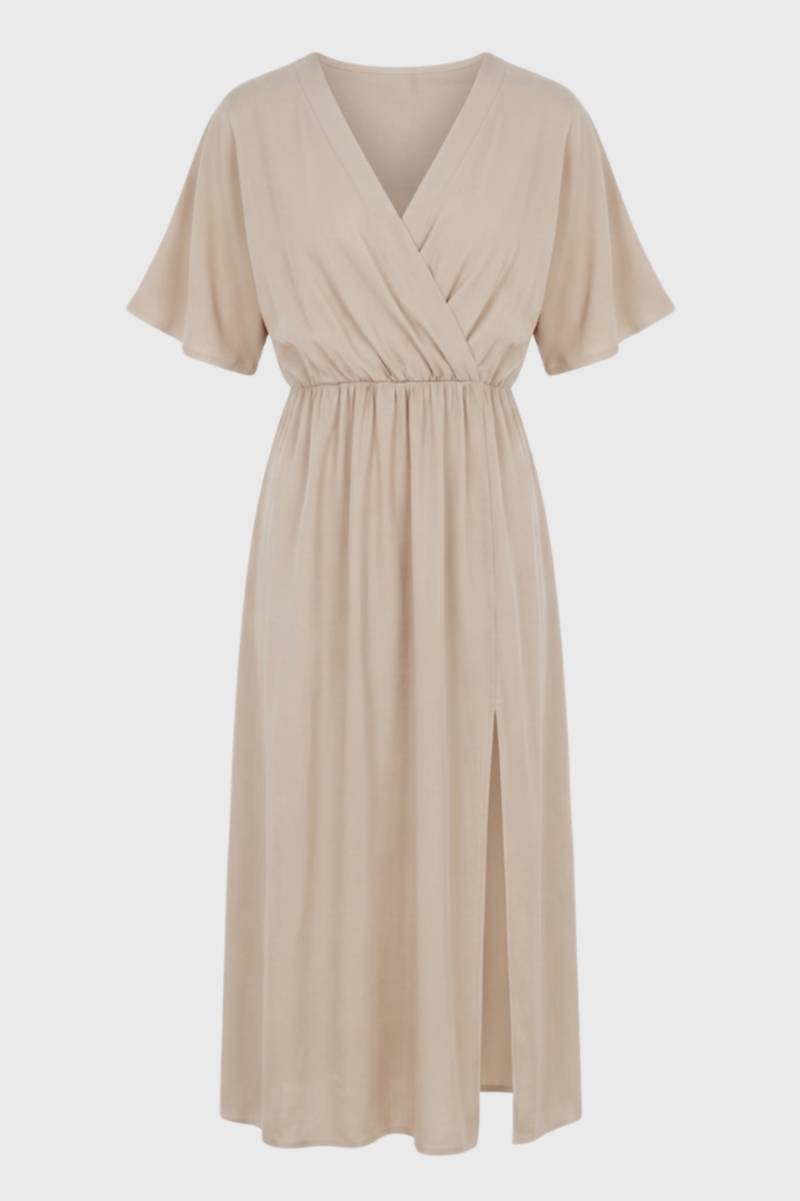 Elegante midi wikkeljurk - Amélie