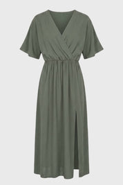 Elegante midi wikkeljurk - Amélie